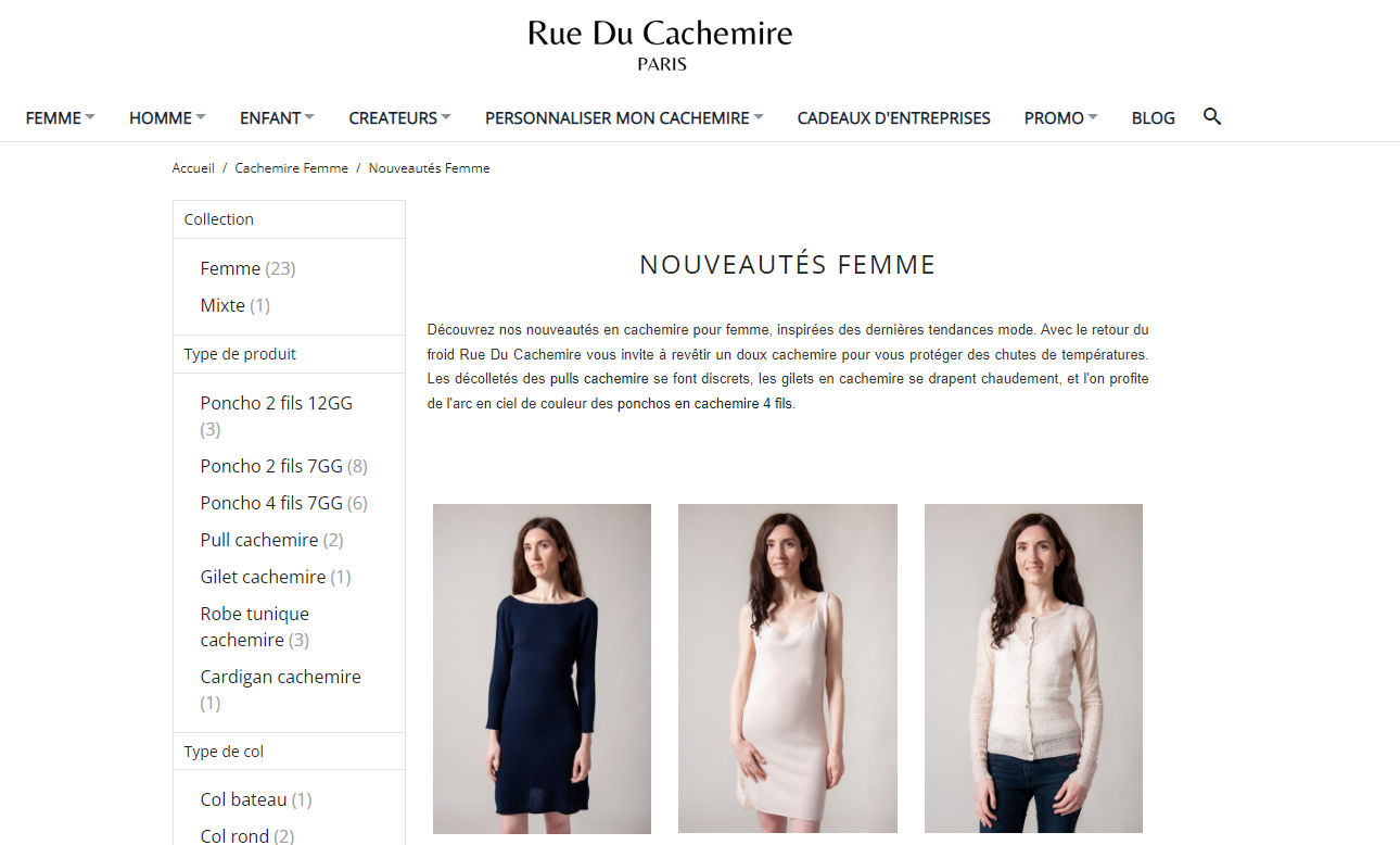 La boutique du cachemire